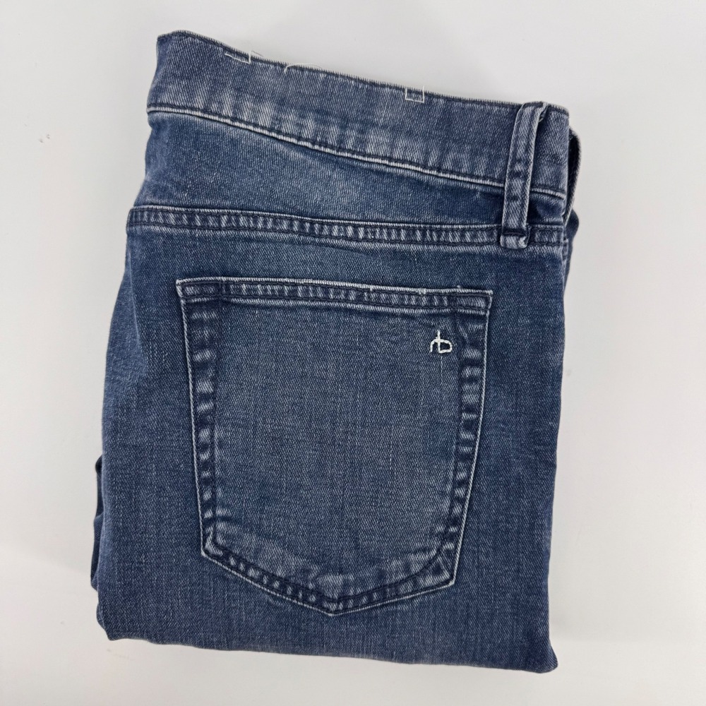 Rag &‎ Bone Jeans Mens 36x32 Burke Blue Fit 1 Skinny Stretch MED23P1224C7BU